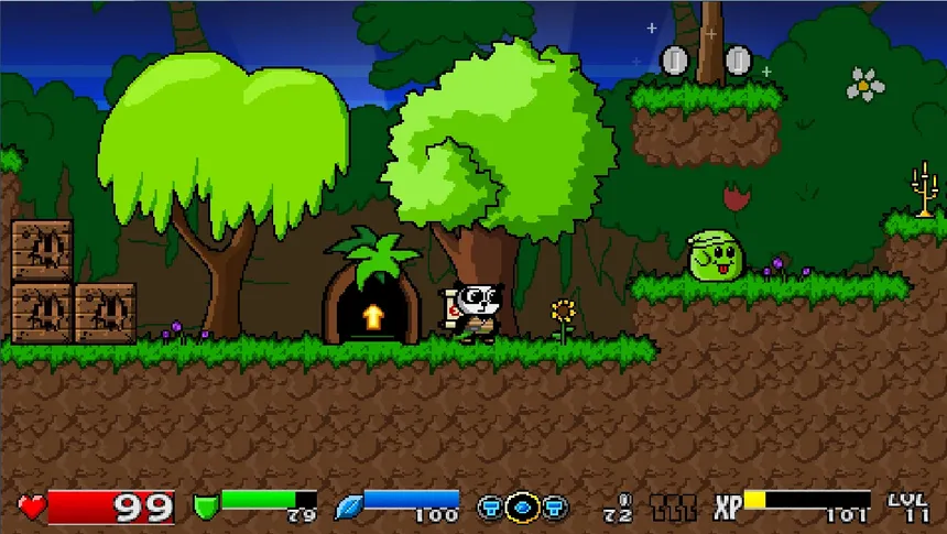 Скриншот 1 к игре Super Panda Adventures