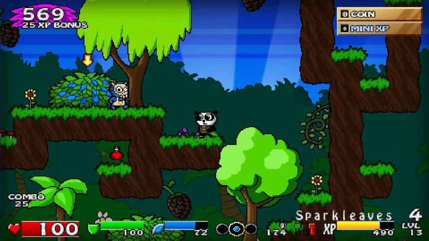 Скриншот 4 к игре Super Panda Adventures