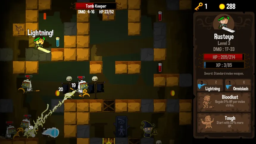 Скриншот 1 к игре Vertical Drop Heroes HD