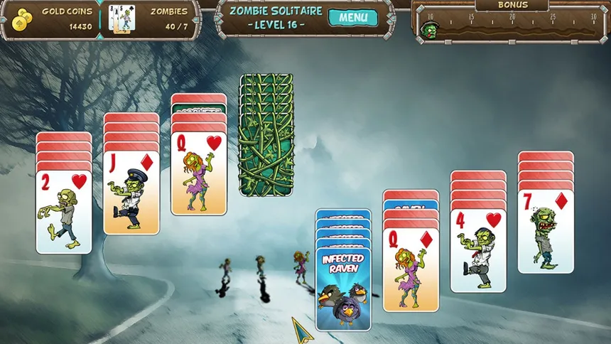 Скриншот 4 к игре Zombie Solitaire