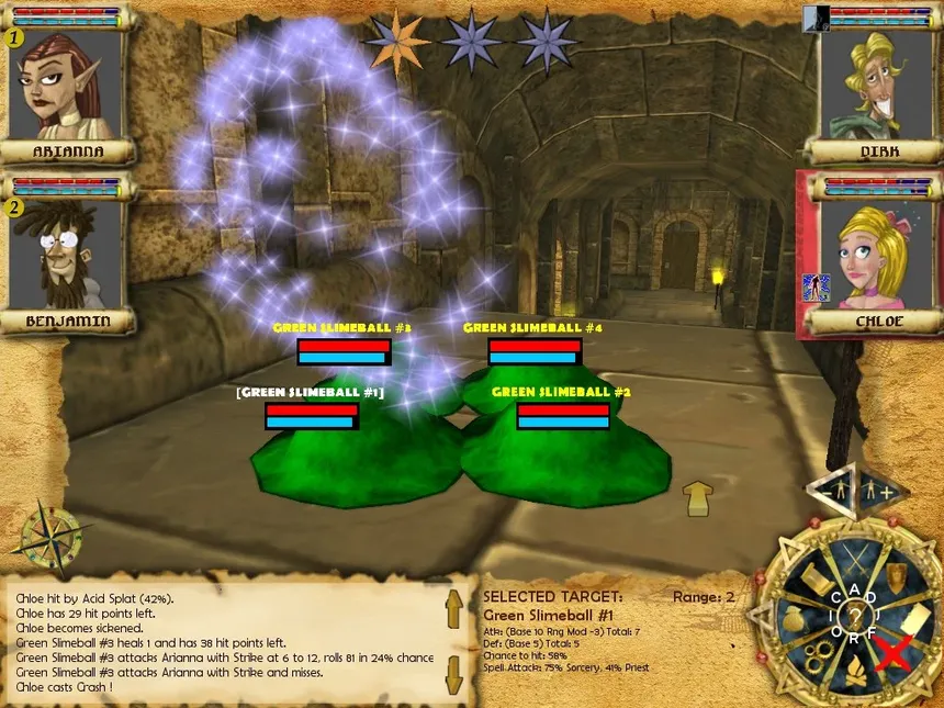 Скриншот 1 к игре Frayed Knights: The Skull of S'makh-Daon
