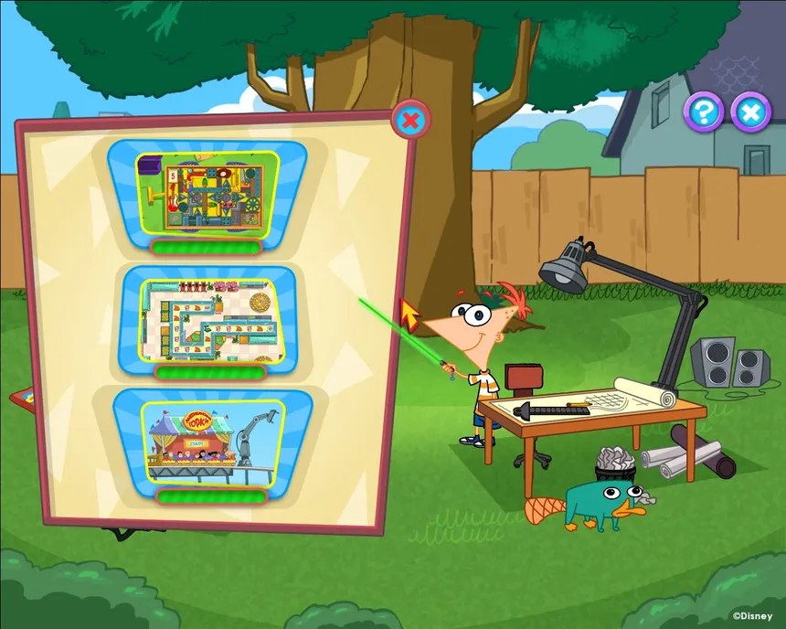 Скриншот 2 к игре Phineas and Ferb: New Inventions