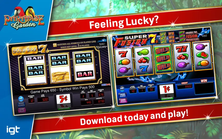 Скриншот 1 к игре IGT Slots Paradise Garden
