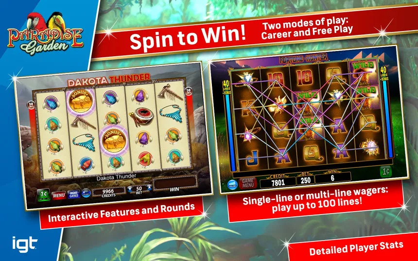 Скриншот 3 к игре IGT Slots Paradise Garden