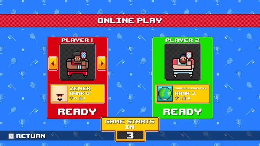 Скриншот 2 к игре Timber Tennis: Versus
