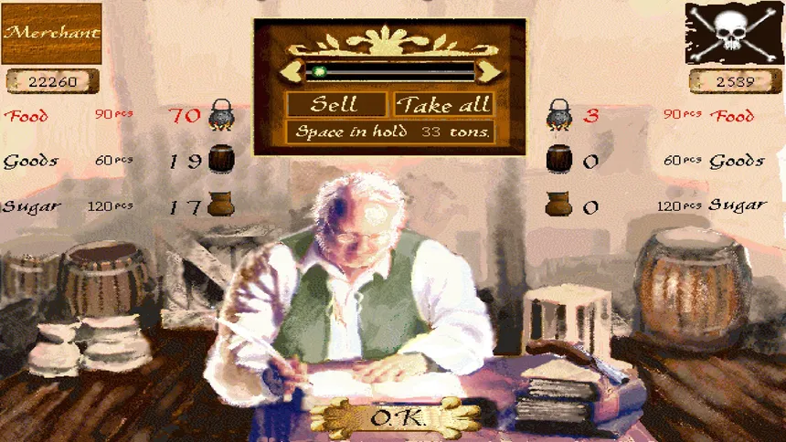 Скриншот 4 к игре Pirates! Gold Plus (Classic)