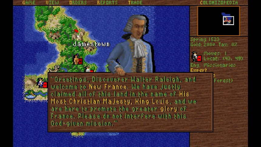 Скриншот 7 к игре Sid Meier's Colonization (Classic)