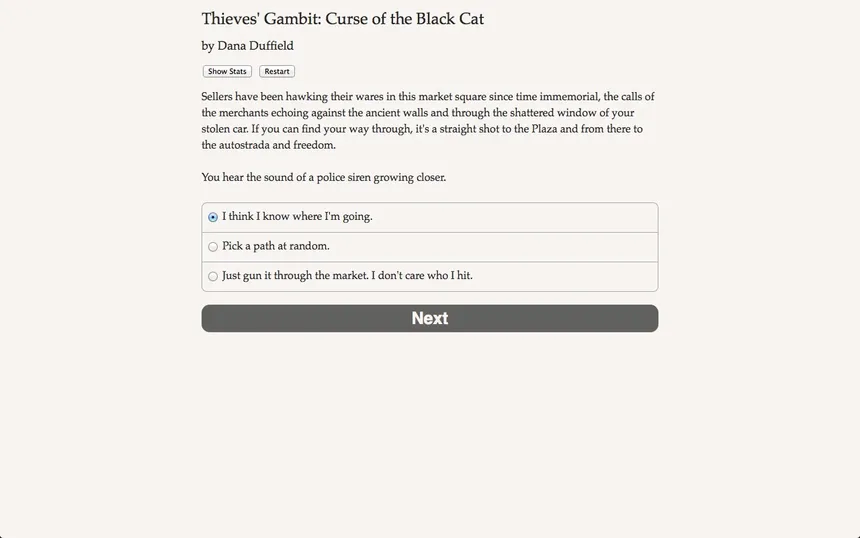 Скриншот 2 к игре Thieves' Gambit: The Curse of the Black Cat