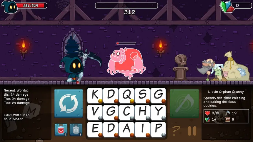 Скриншот 1 к игре Letter Quest: Grimm's Journey