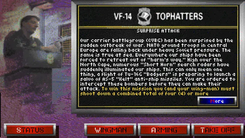 Скриншот 6 к игре Fleet Defender: The F-14 Tomcat Simulation