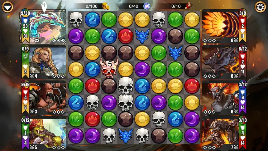 Скриншот 5 к игре Gems of War - Puzzle RPG
