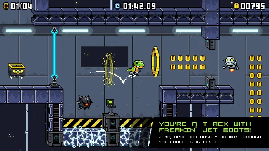 Скриншот 1 к игре JumpJet Rex