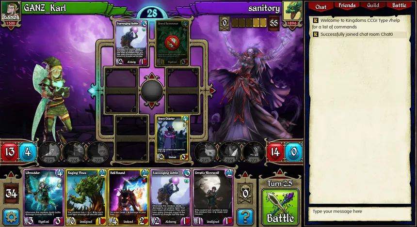 Скриншот 5 к игре Kingdoms CCG