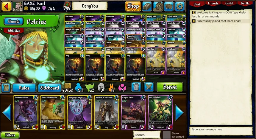 Скриншот 7 к игре Kingdoms CCG