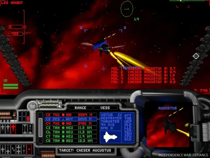 Скриншот 3 к игре Independence War Deluxe Edition