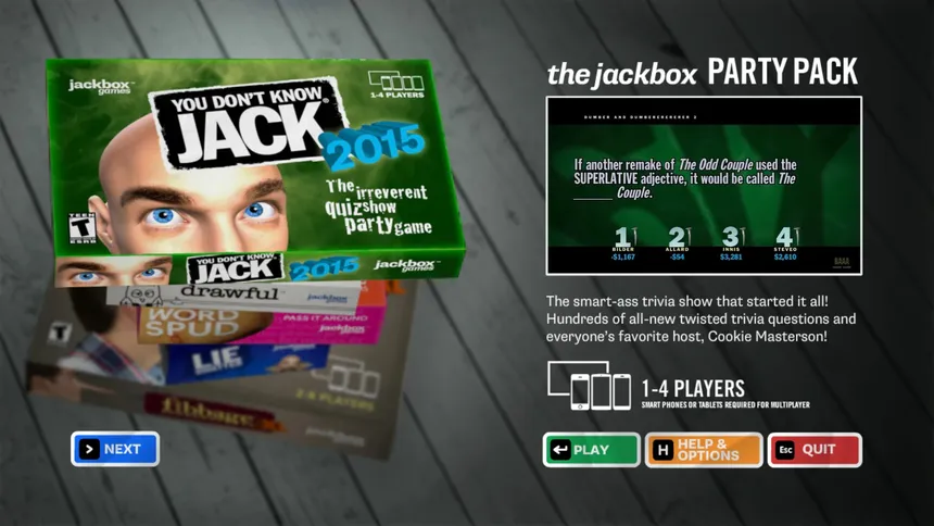 Скриншот 1 к игре The Jackbox Party Pack