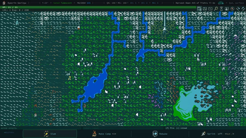 Скриншот 1 к игре Caves of Qud