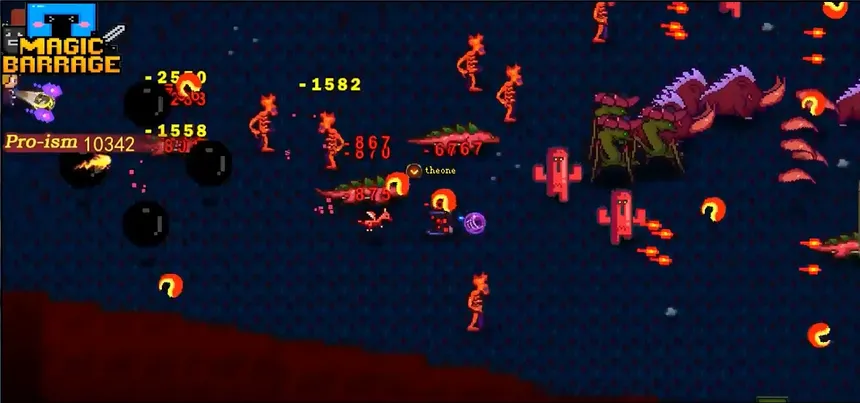 Скриншот 3 к игре Magic Barrage - Bitferno