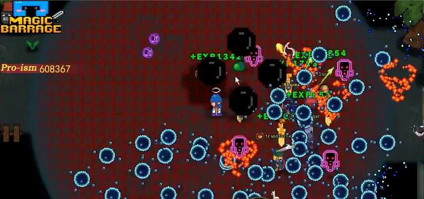 Скриншот 4 к игре Magic Barrage - Bitferno