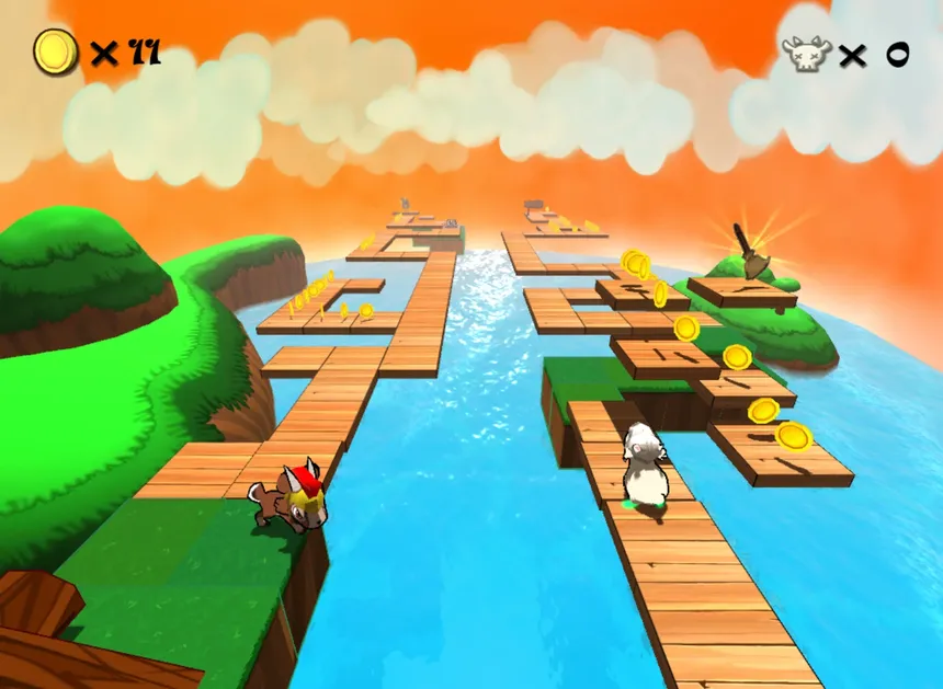 Скриншот 8 к игре Goats on a Bridge