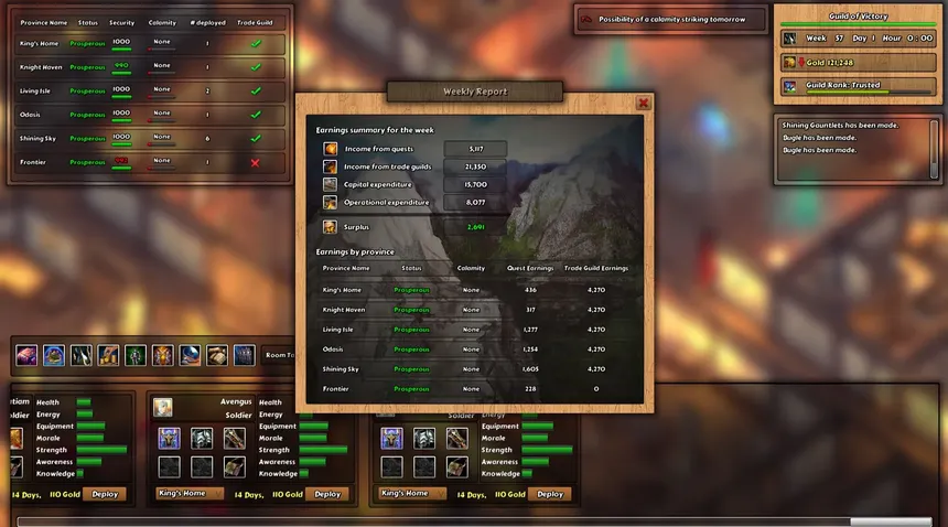 Скриншот 3 к игре Guild Commander