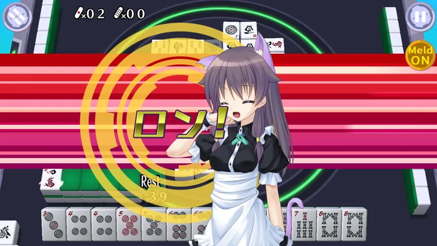 Скриншот 6 к игре Mahjong Pretty Girls Battle