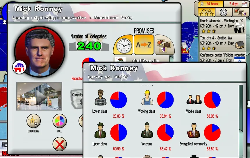 Скриншот 3 к игре The Race for the White House