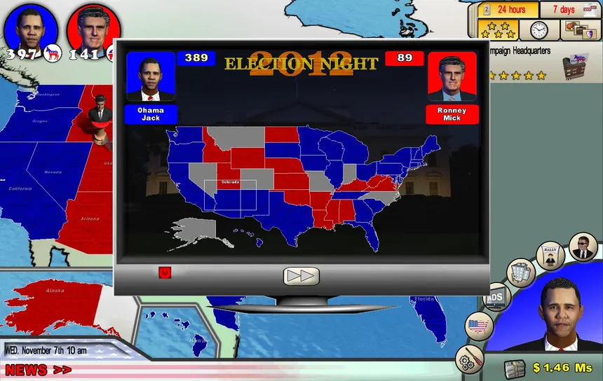 Скриншот 8 к игре The Race for the White House