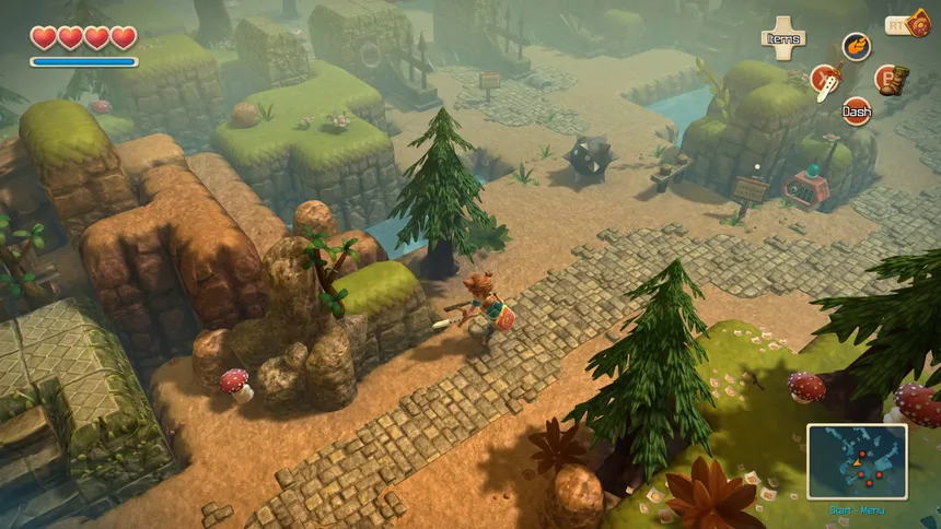 Скриншот 1 к игре Oceanhorn: Monster of Uncharted Seas