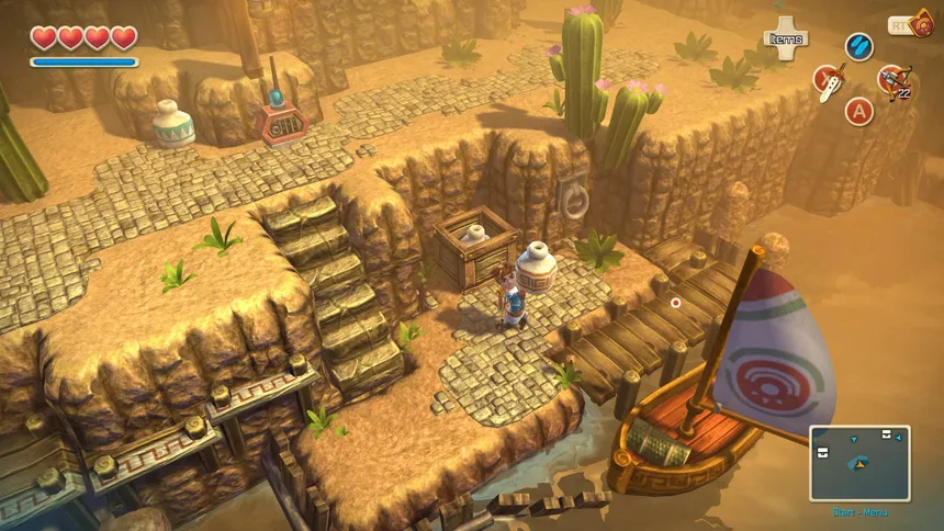 Скриншот 2 к игре Oceanhorn: Monster of Uncharted Seas
