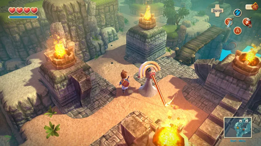 Скриншот 4 к игре Oceanhorn: Monster of Uncharted Seas