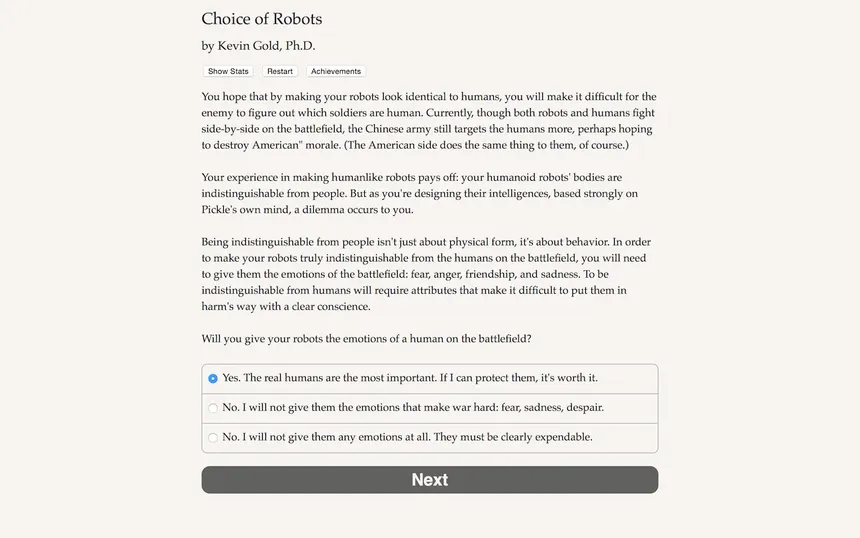 Скриншот 4 к игре Choice of Robots
