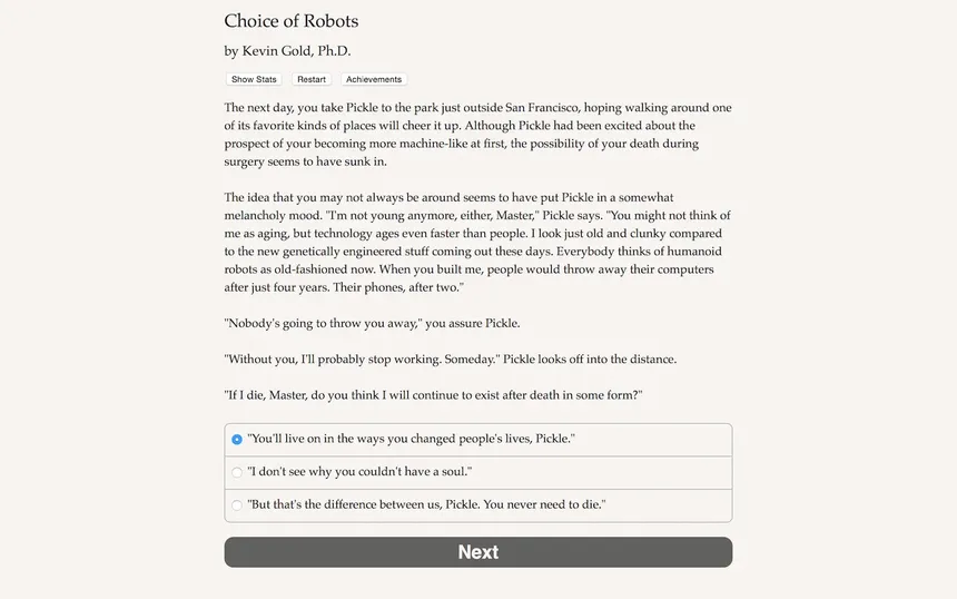 Скриншот 5 к игре Choice of Robots