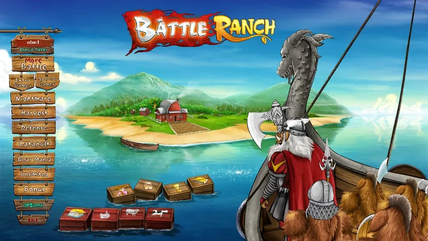Скриншот 1 к игре Battle Ranch: Pigs vs Plants