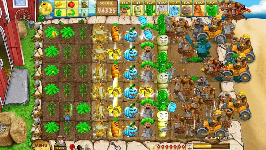 Скриншот 3 к игре Battle Ranch: Pigs vs Plants