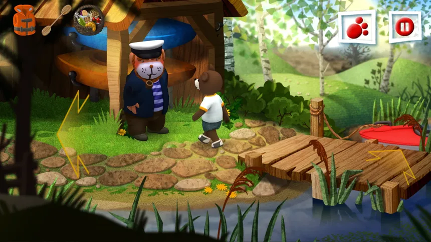 Скриншот 1 к игре Teddy Floppy Ear - Kayaking