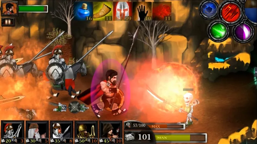 Скриншот 3 к игре Spartans Vs Zombies Defense