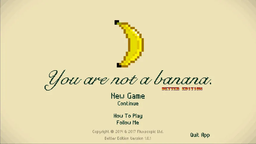 Скриншот 1 к игре You Are Not A Banana: Better Edition