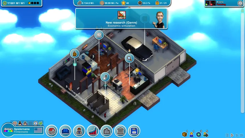 Скриншот 2 к игре Mad Games Tycoon