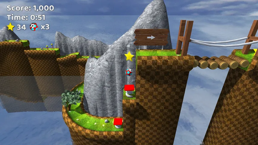 Скриншот 1 к игре On A Roll 3D