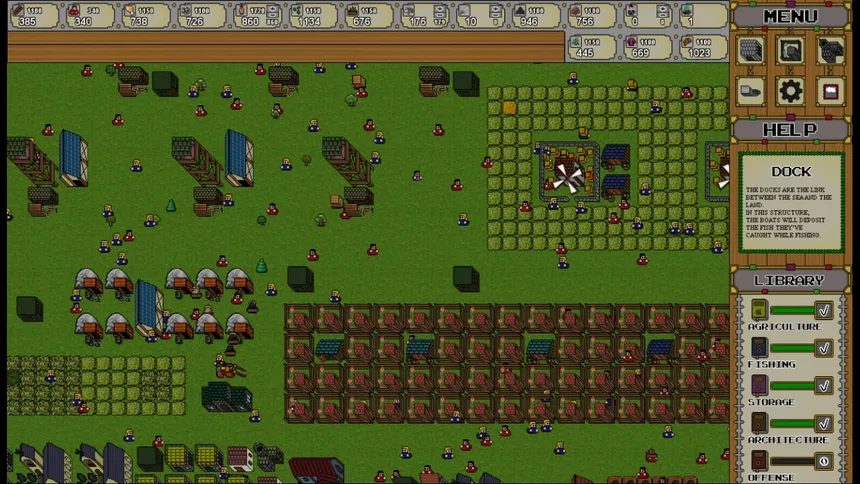 Скриншот 1 к игре Pixel Survivors
