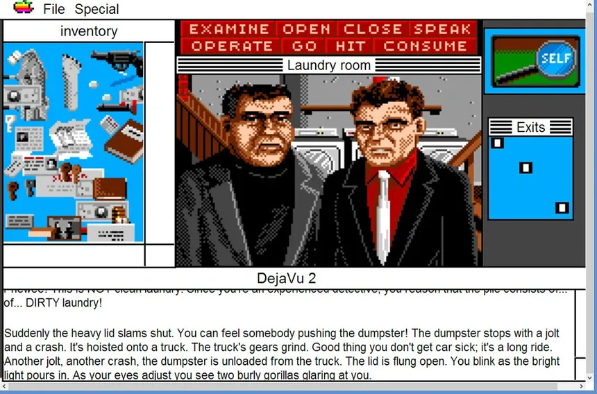 Скриншот 1 к игре Deja Vu II: MacVenture Series