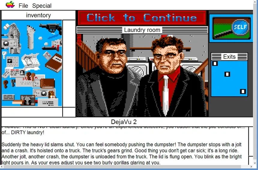Скриншот 3 к игре Deja Vu II: MacVenture Series