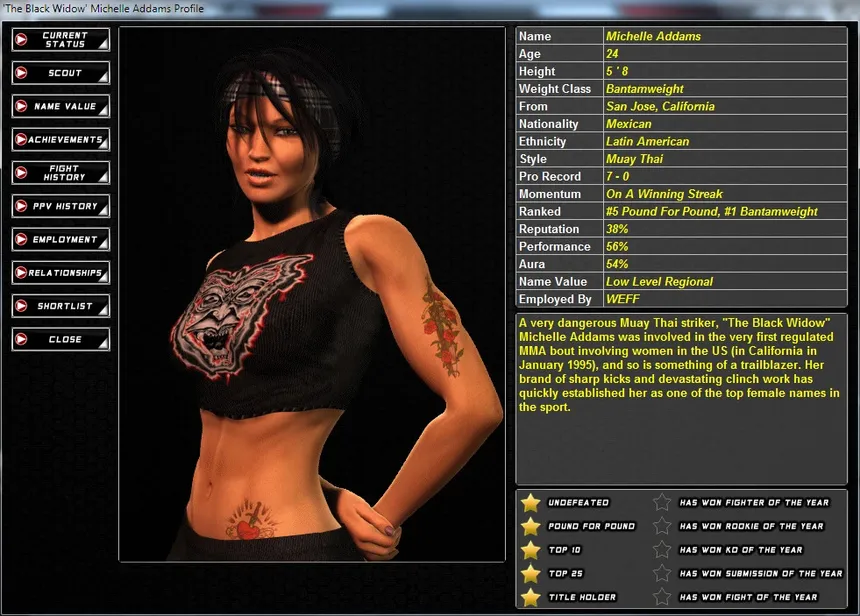 Скриншот 6 к игре World of Mixed Martial Arts 3
