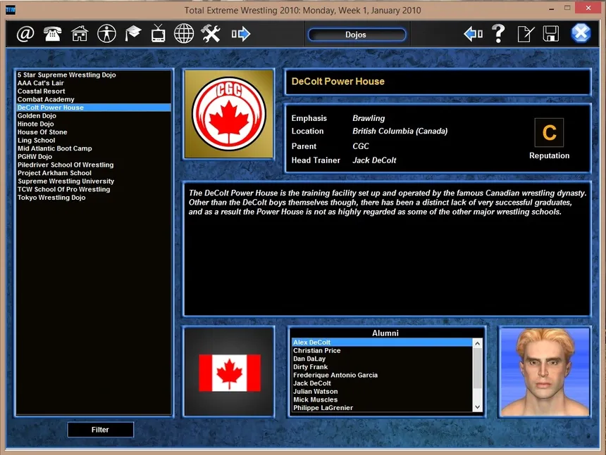 Скриншот 8 к игре Total Extreme Wrestling 2010