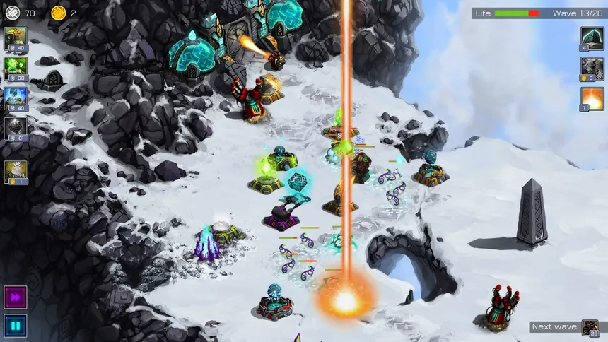 Скриншот 1 к игре Ancient Planet Tower Defense