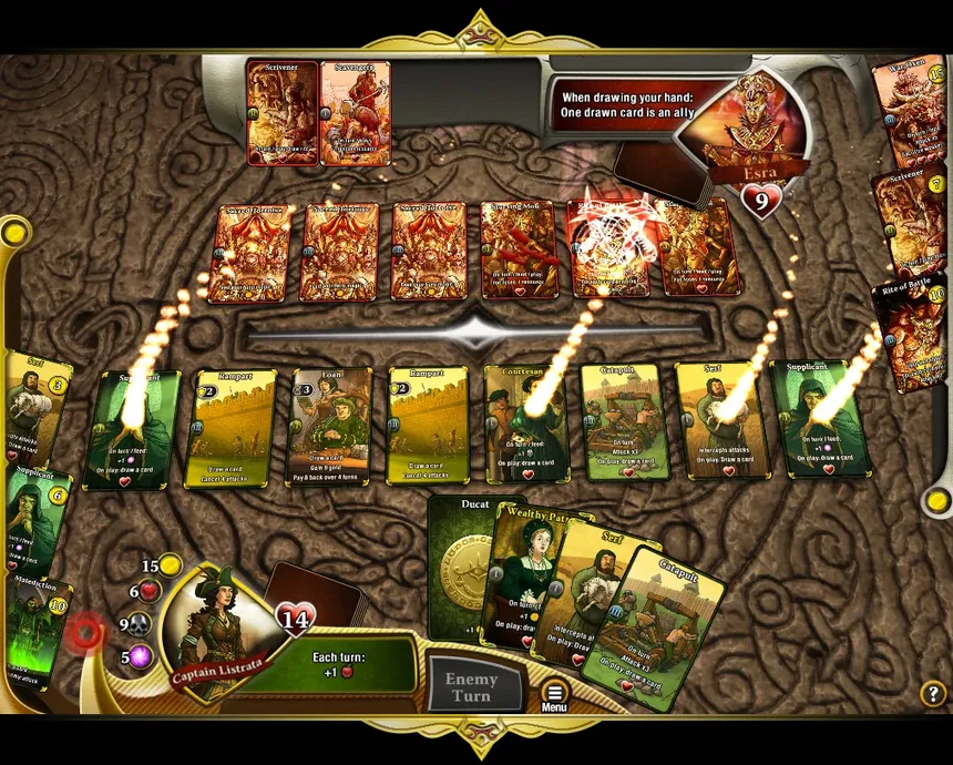 Скриншот 1 к игре War of Omens Card Game