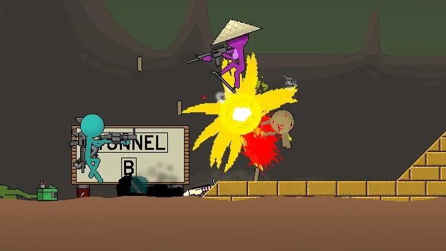 Скриншот 2 к игре Boring Man - Online Tactical Stickman Combat