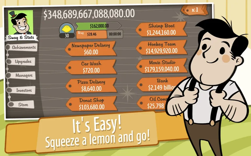 Скриншот 1 к игре AdVenture Capitalist