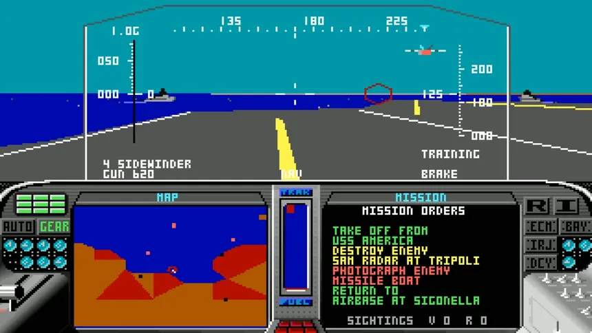 Скриншот 2 к игре F-19 Stealth Fighter